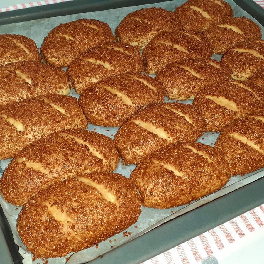 Bol Susamlı Simit Poğaça Tarifi - 3