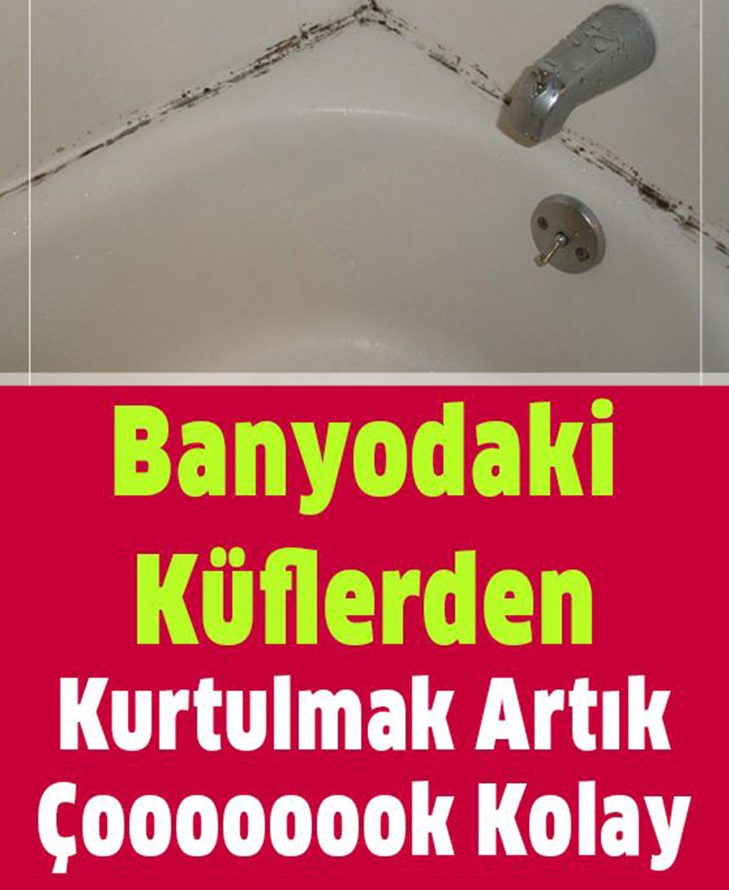 Banyonuzdaki Küflenmeden Çabucak Kurtulun - 1