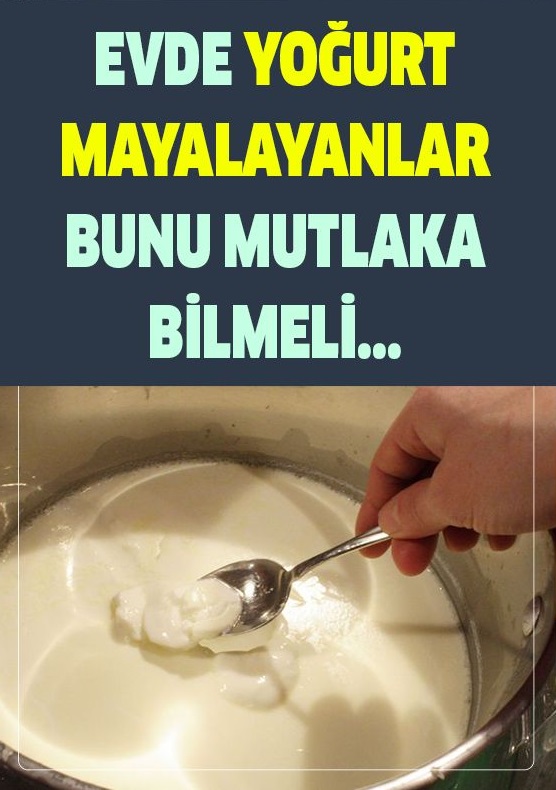 Evde Yoğurt Mayalayanlar Bunu Bilmeli - 1