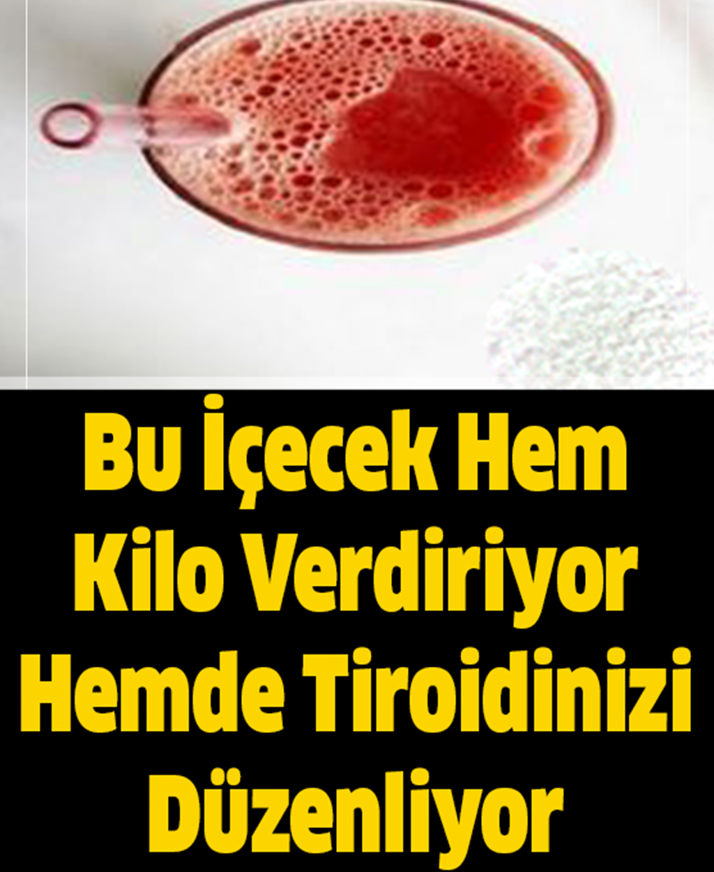 Bu İçecek Hem Kilo Verdiriyor Hemde Tiroidinizi Düzenliyor - 1