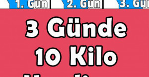 Bu Diyetle 3 Günde 10 Kilo Verdi