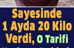 1 Ayda 20 Kilo Vermek İsteyen Bol Vitaminli Tarifi Kullansın