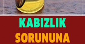 Kabızlık sorununa anında çözüm oluyor