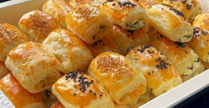 Milföy Hamurundan Peynirli Patatesli Börek Tarifi