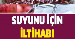 Suyunu için iltihabı kökünden söküp atıyor