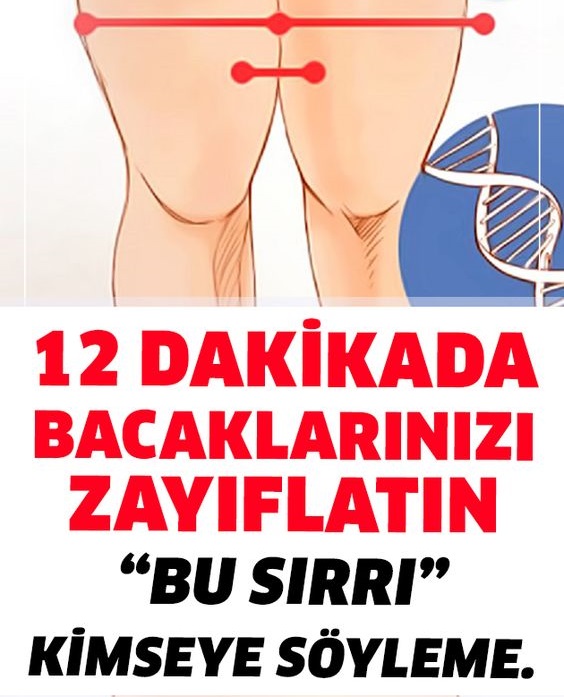 12 Dakikada Daha İnce Bacaklara Sahip Olun - 1