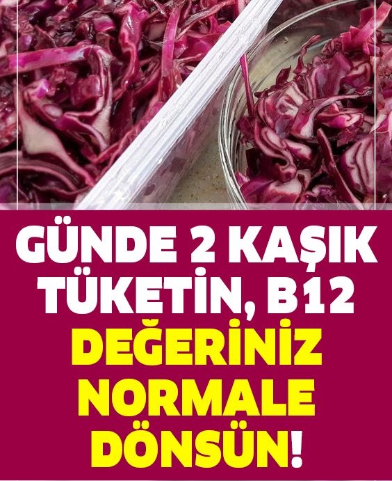 Günde İki Kaşık Tükettiğiniz Takdirde B12'niz Normale Dönecek - 1