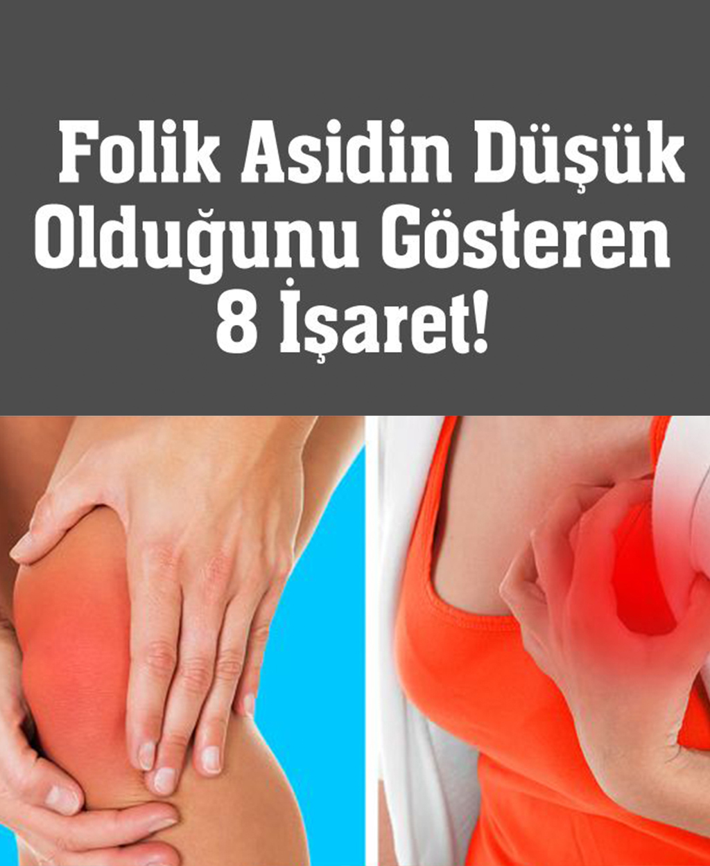 Vücudunuzda folik asidin düşük olduğunu gösteren 8 işaret - 1