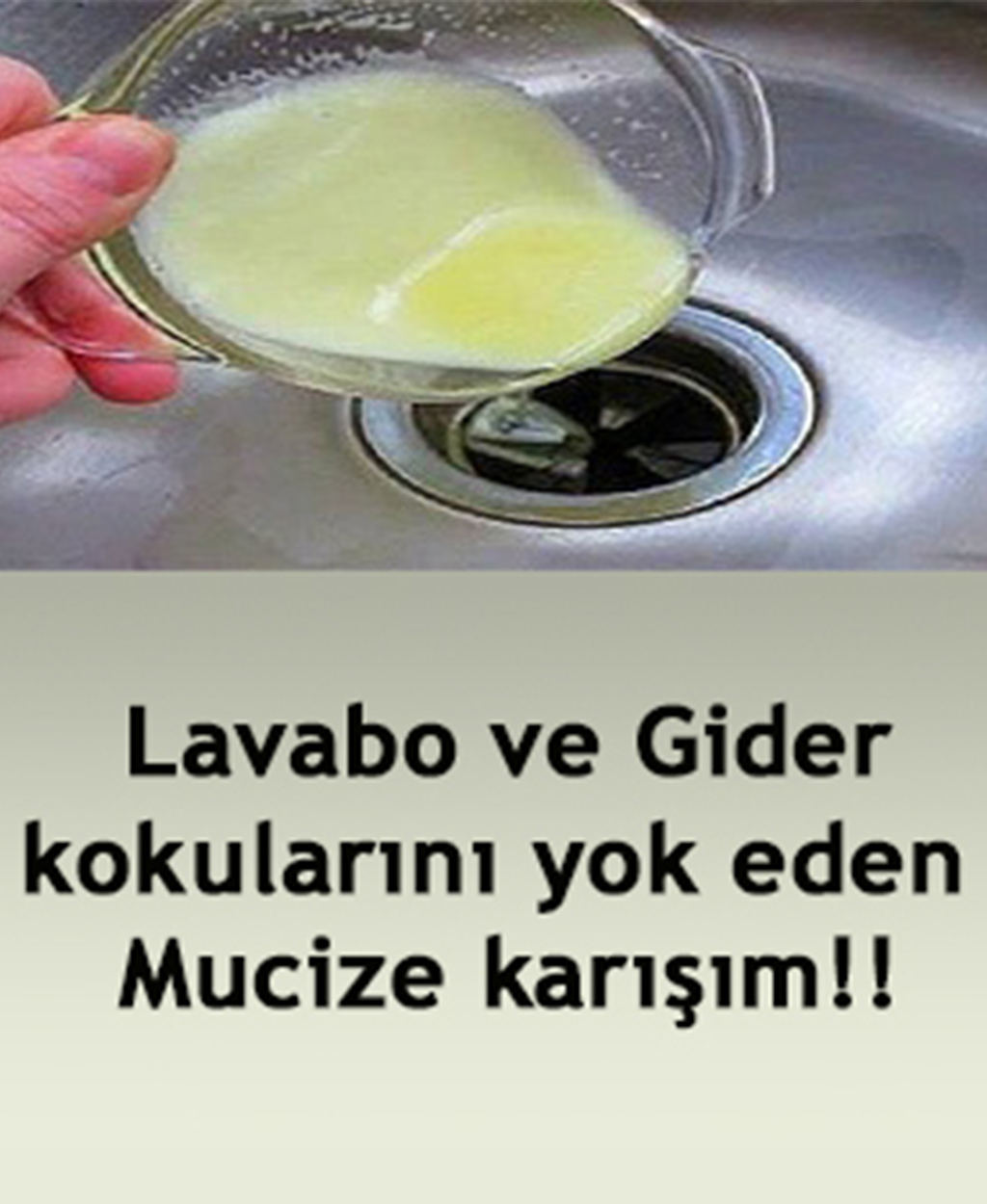 Lavabo ve giderlerden gelen kötü kokular nasıl giderilir - 1