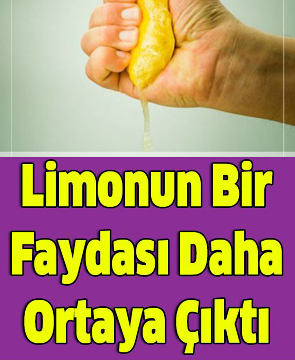 Limonun Bir Faydası Daha Ortaya Çıktı - 1