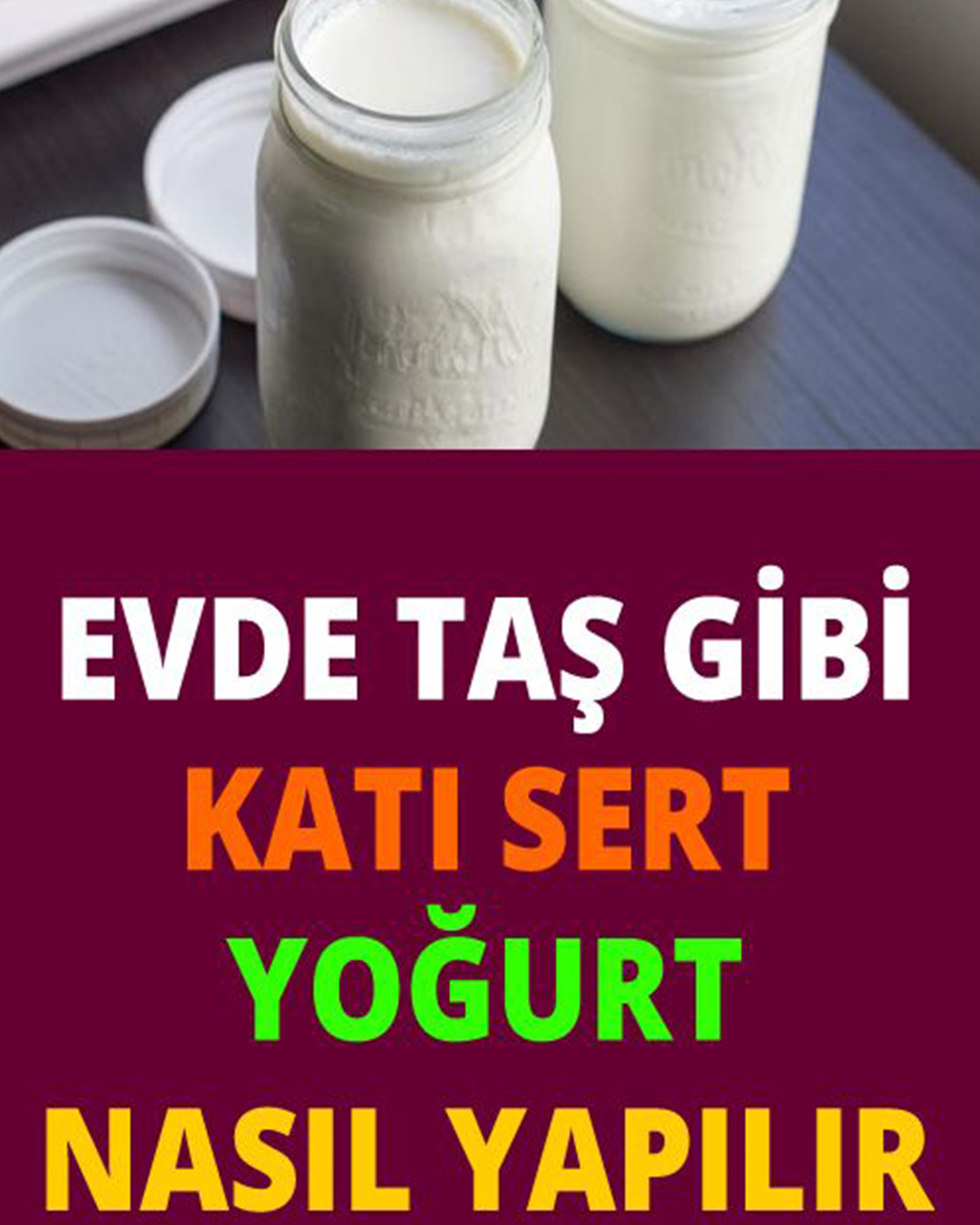 Sert Yoğurt Yapmanın Püf Noktası - 1